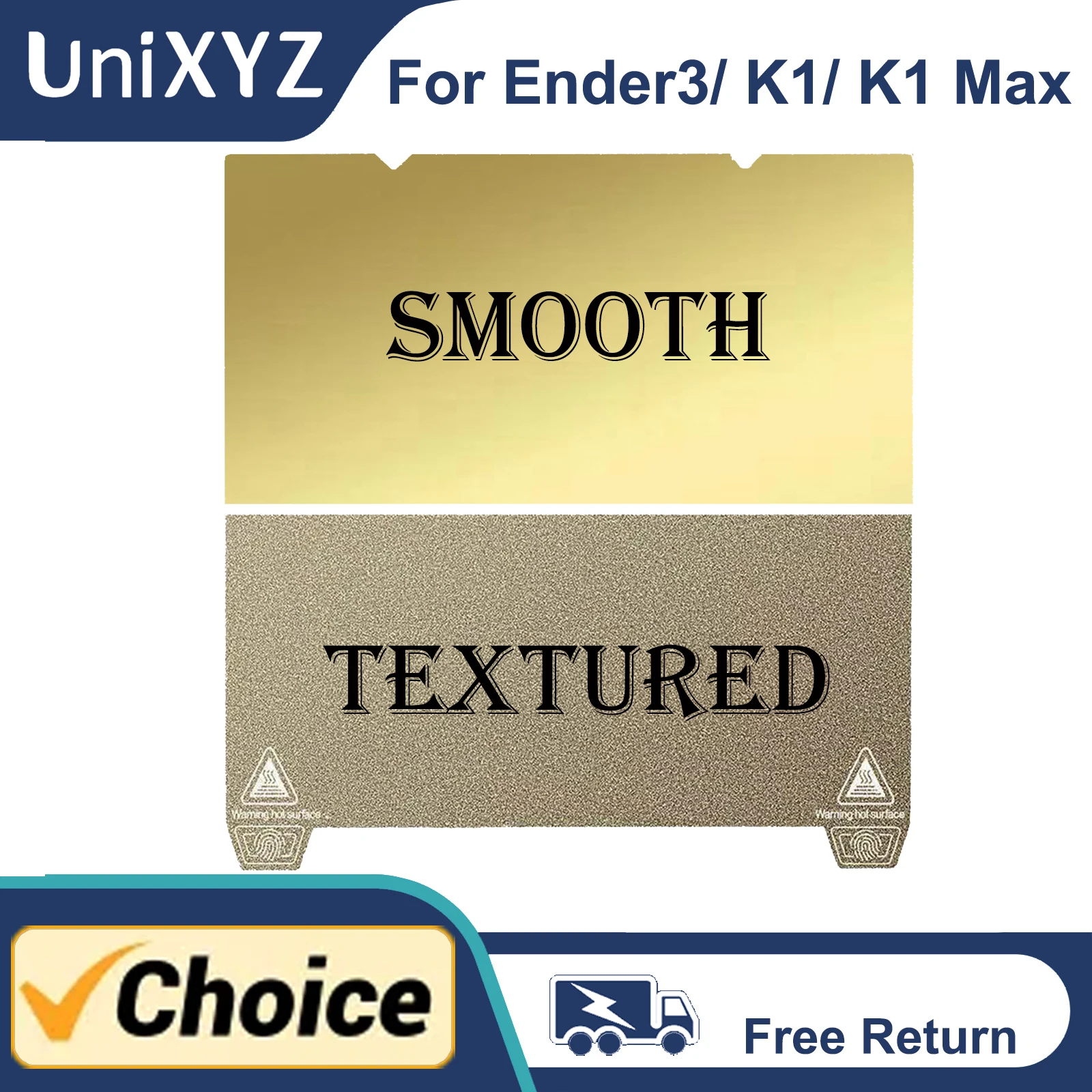 

235/315mm Smooth Build Plate for Creality K1 Max K1C Ender3 S1 V3 SE KE Plus Flexible Magnetic Bed Sheet Dual Sided PEI Plate