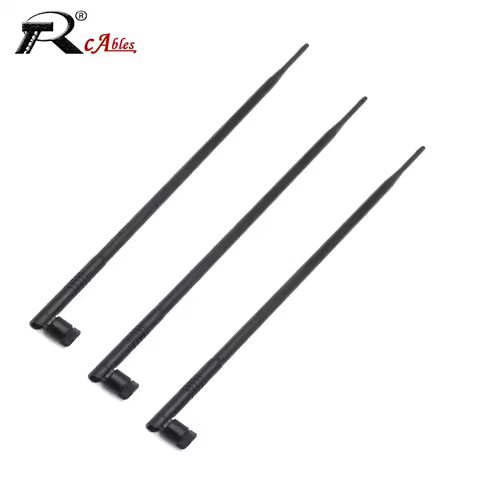 1PC 2.4G 2400-2500 MHz 12DB SMA Male Antenna Omnidirectional High Gain Routing Network Card Wifi Antenna Through-wall Antenna
