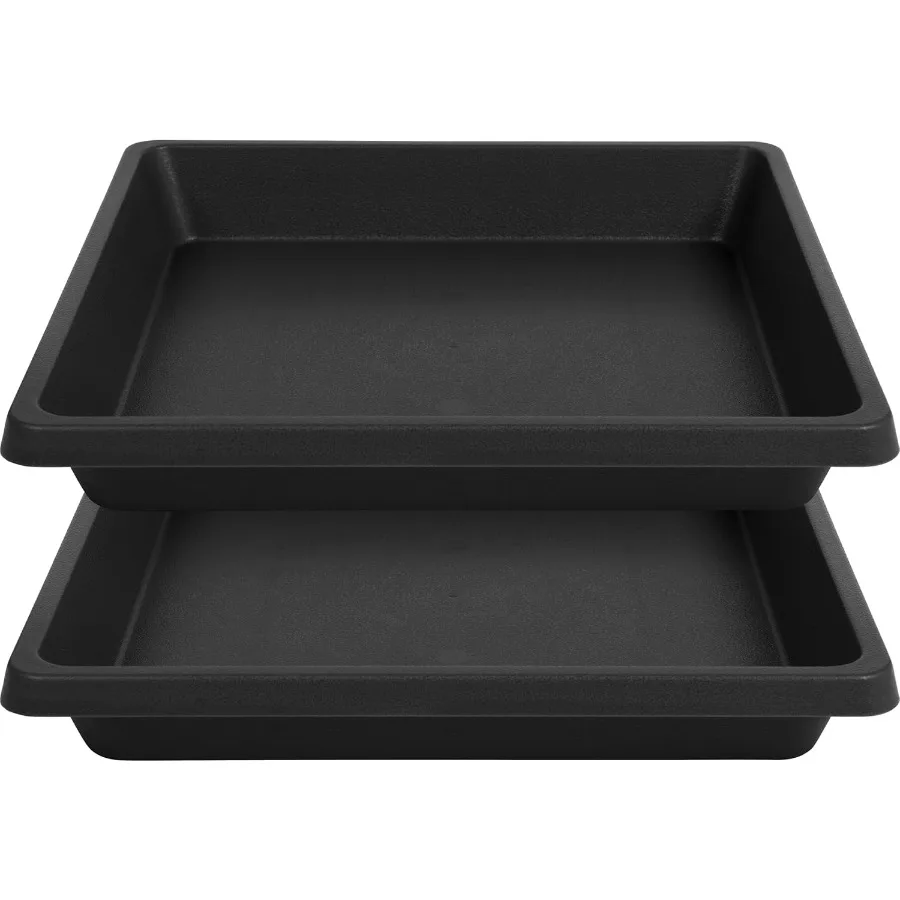 

Square Plant Saucer 10 Inch 2 Pack 6 8 12 14 16 18 20 inch Plant Drip Trays and Flower Pot Saucers Plant Trays for Indoors No H
