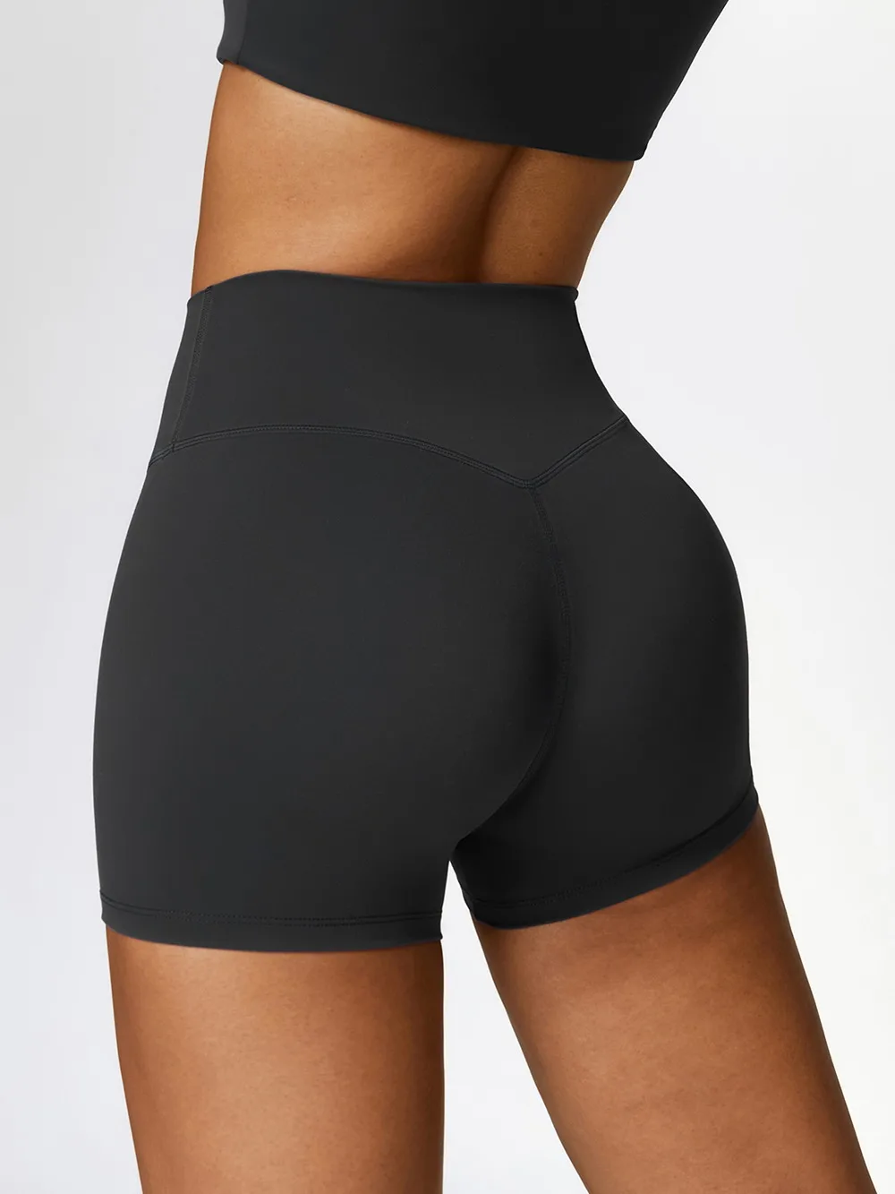 

Новые быстросохнущие бесшовные шорты для спортзала для мужчин и женщин, одежда для йоги с защитой от скручивания, обтягивающие леггинсы для тренировок с высокой талией, длина три четверти