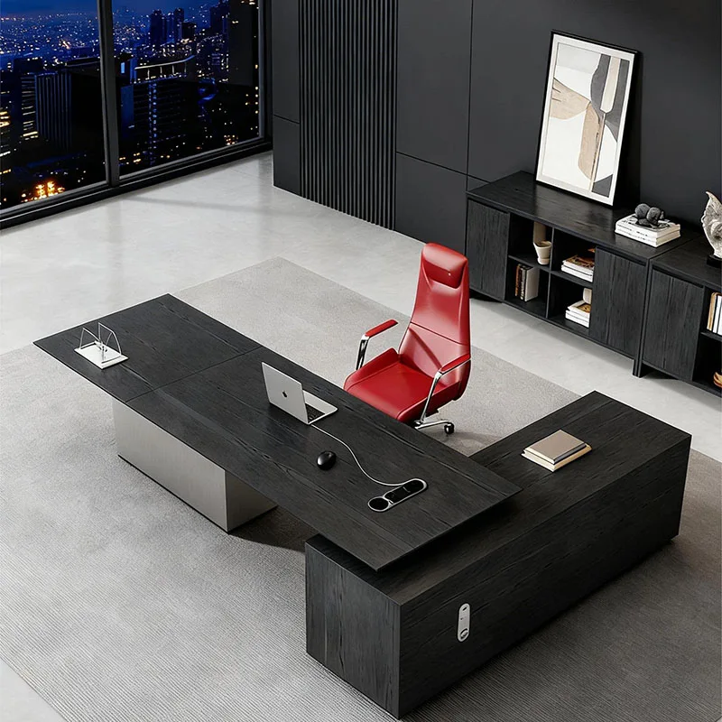 

Aesthetic Minimalist Office Desk Reception Drawer Decoration Display Office Desk Luxury Computer Meuble Bureau Trendy Furniture