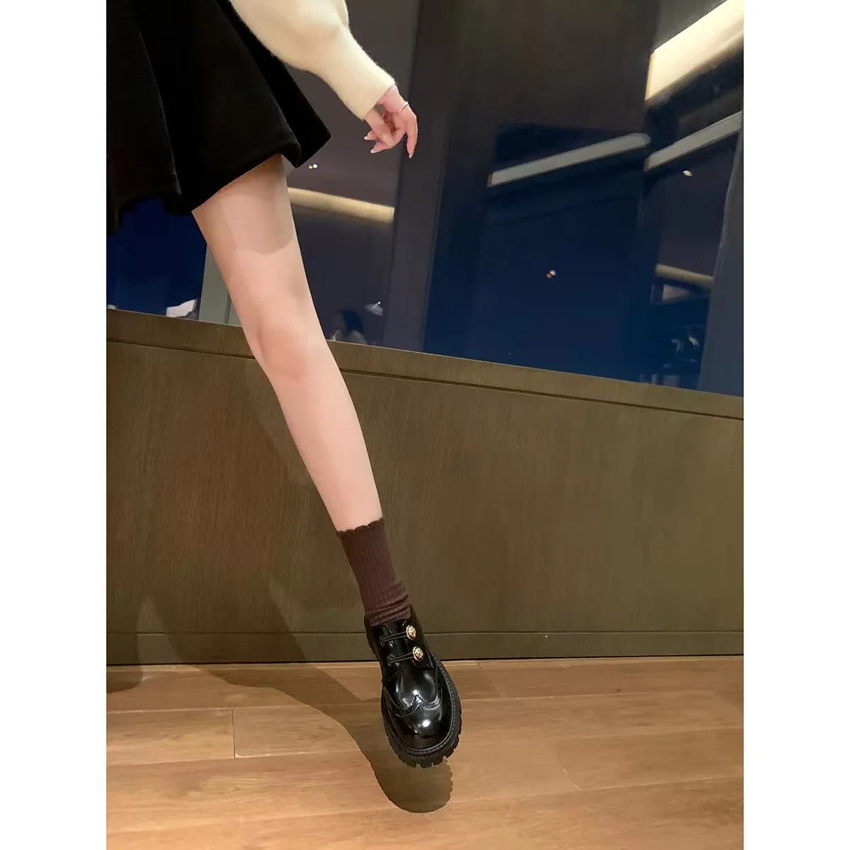 المرأة حذاء بدون كعب سميكة القاع جوهرة حجر الراين الانزلاق على الشقق نسخة جلدية جولة تو كعب مسطح الصيف المطاط وحيد الأحذية #2