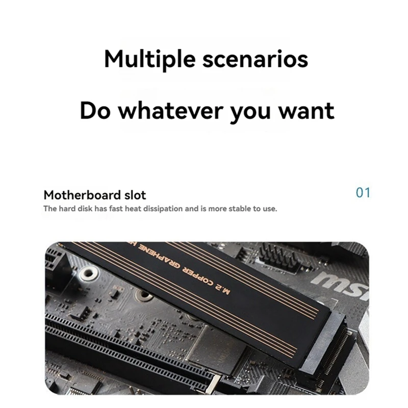 Disipador de calor SSD, enfriador de cobre, hoja de disipador de calor SSD para ordenador portátil, PC M2 NGFF SSD