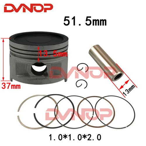 Imagen 1 del producto Kit de junta de anillo de pistón para motocicleta, pieza de repuesto para Yamaha CYGNUS Z 125 XA125 XA 125 ZY125T-3 ZY125T-4