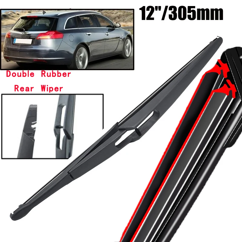 

Car Wiper 12" Rear Wiper Blade For Opel Insignia Sports Tourer 2008 - 2017 Windshield Windscreen Tailgate Window Rain Brush