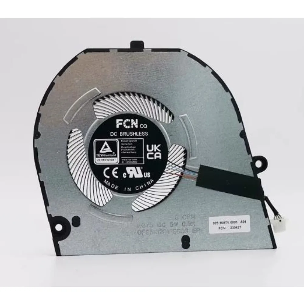 Replacement New CPU Cooling Fan for DELL Inspiron 14 5430 M5TP 0JXC52 FQ75 DFS5K12B15E6AG DC5V 0.5A view 5