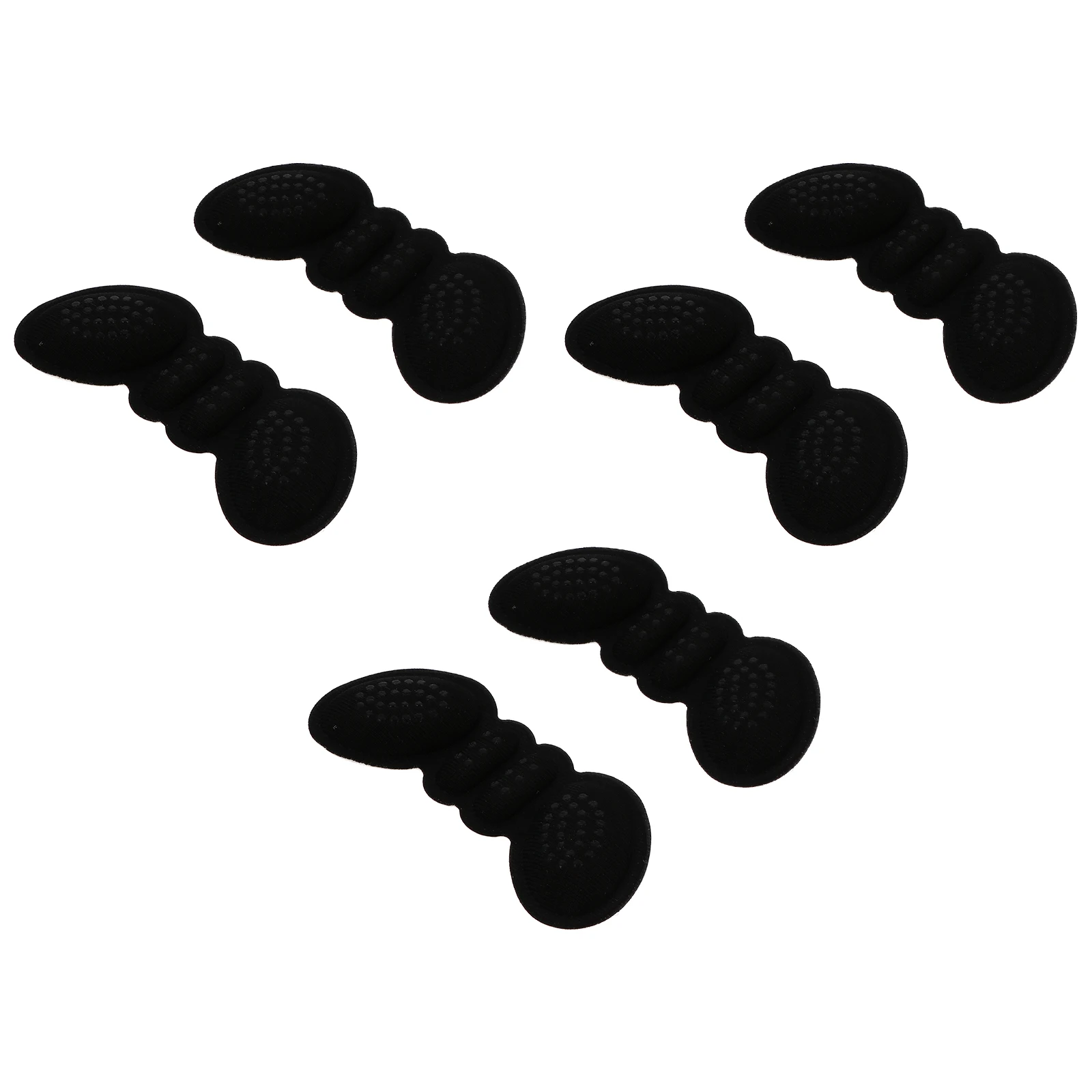 

6 Pcs Women's Pumps Anti-slip Shoe Patches Heel Cushion Insert Shoes Pads Sports Insole Black High Heels Cushions