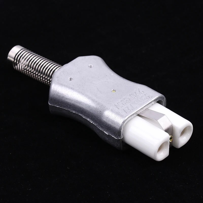 6mm IEC C8 Ceramic Wiring Industry Socket Plug High Temperature C7 Male Female Connector Electric Oven Power Outlet 35A 600V