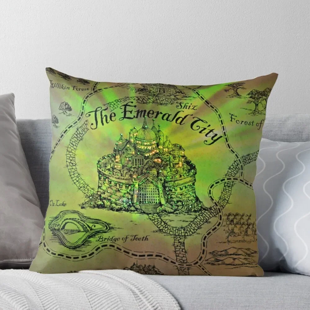 The Emerald City Throw Pillow Anime Cushion Cover Set Pillow