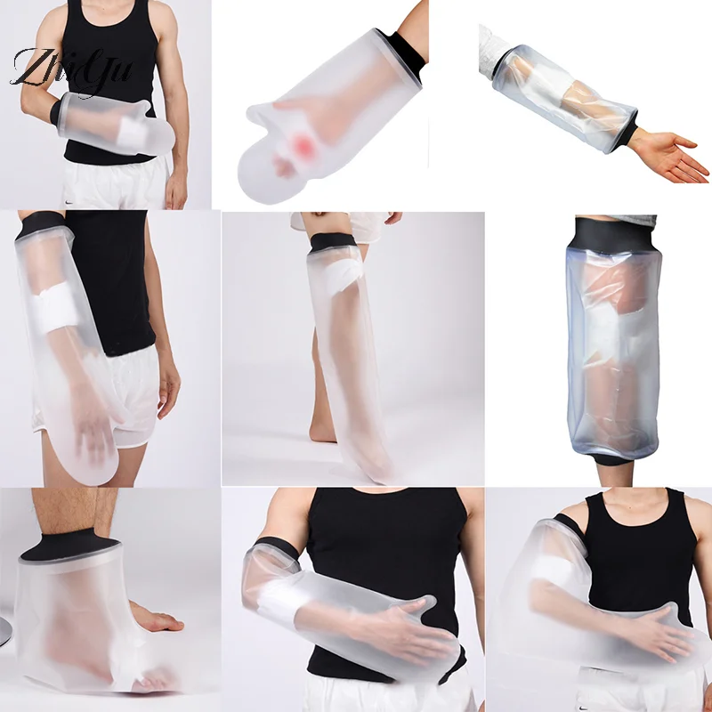 

Shower Cover Child Adult Waterproof Sealed Cast Bandage Protector Wound Fracture Leg Foot Arm Hand Bath Protective Ring Sleeve