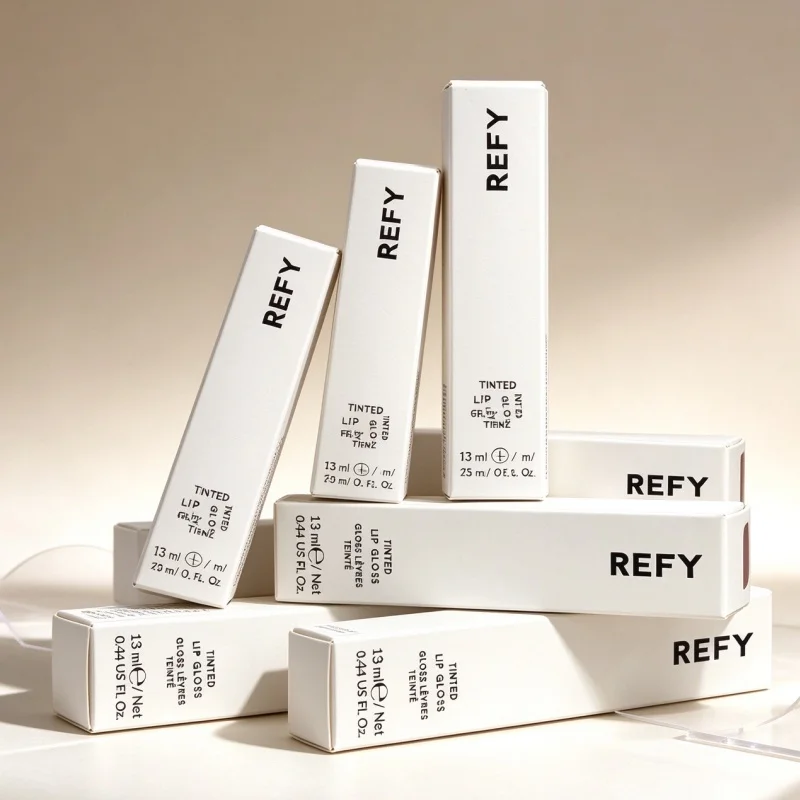 Popular REFY Lipstick with High Gloss Mirror Finish Moisturizing and Non Sticky Nourishing Lips Sheer Lip Gloss Cosmetics