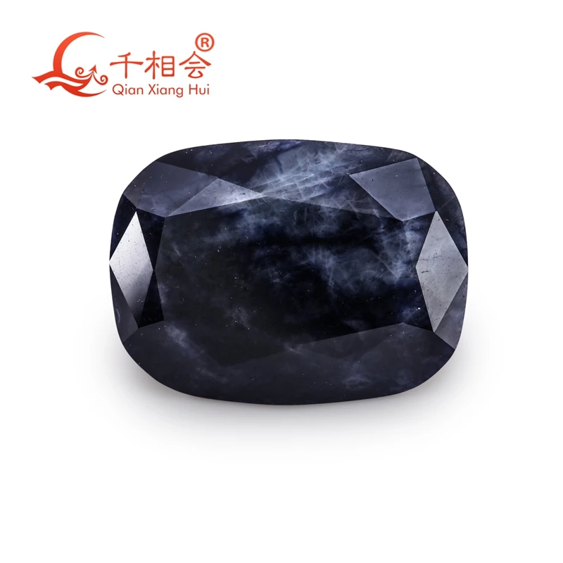 10.51ct cushion shape fancy cut  Natura blue sapphire  opaque Decoration Gifts Loose Gemstone GRC certificated