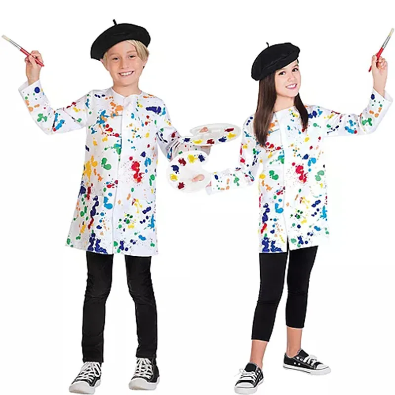 

Children's Painter Cosplay Professional Performance Costumes Kindergarten Stage Performance Costumes Performance Costumes