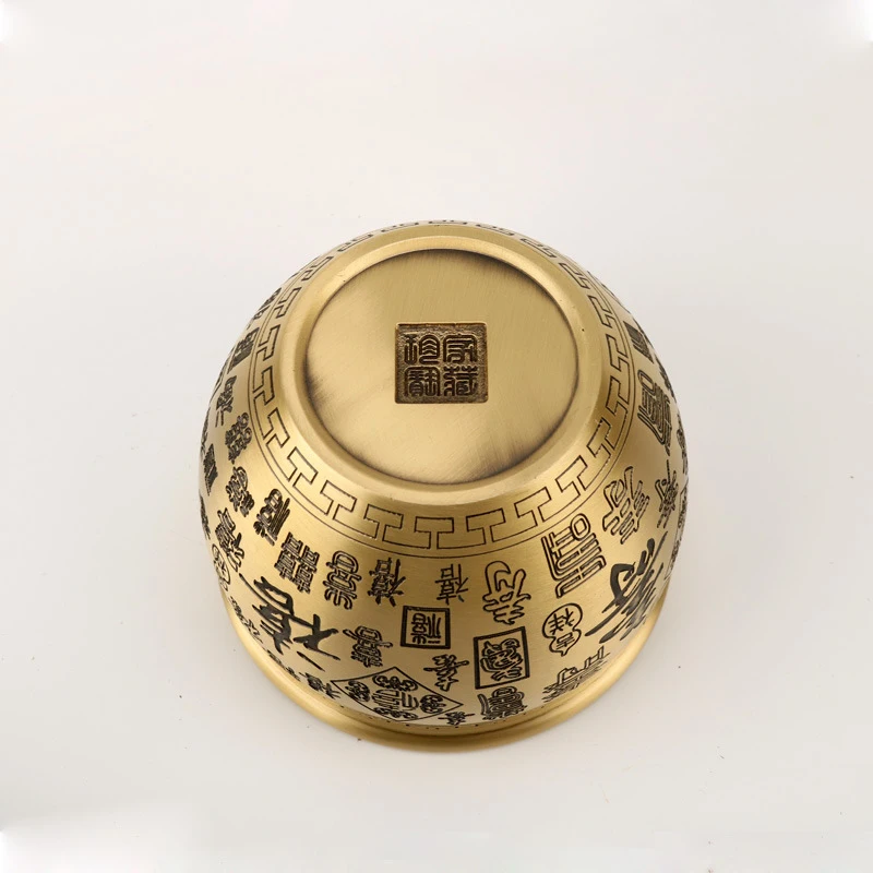 Copper jar, rice jar, brass jar, ingot jar, hundred blessings jar, dragon jar, fortune, prosperity