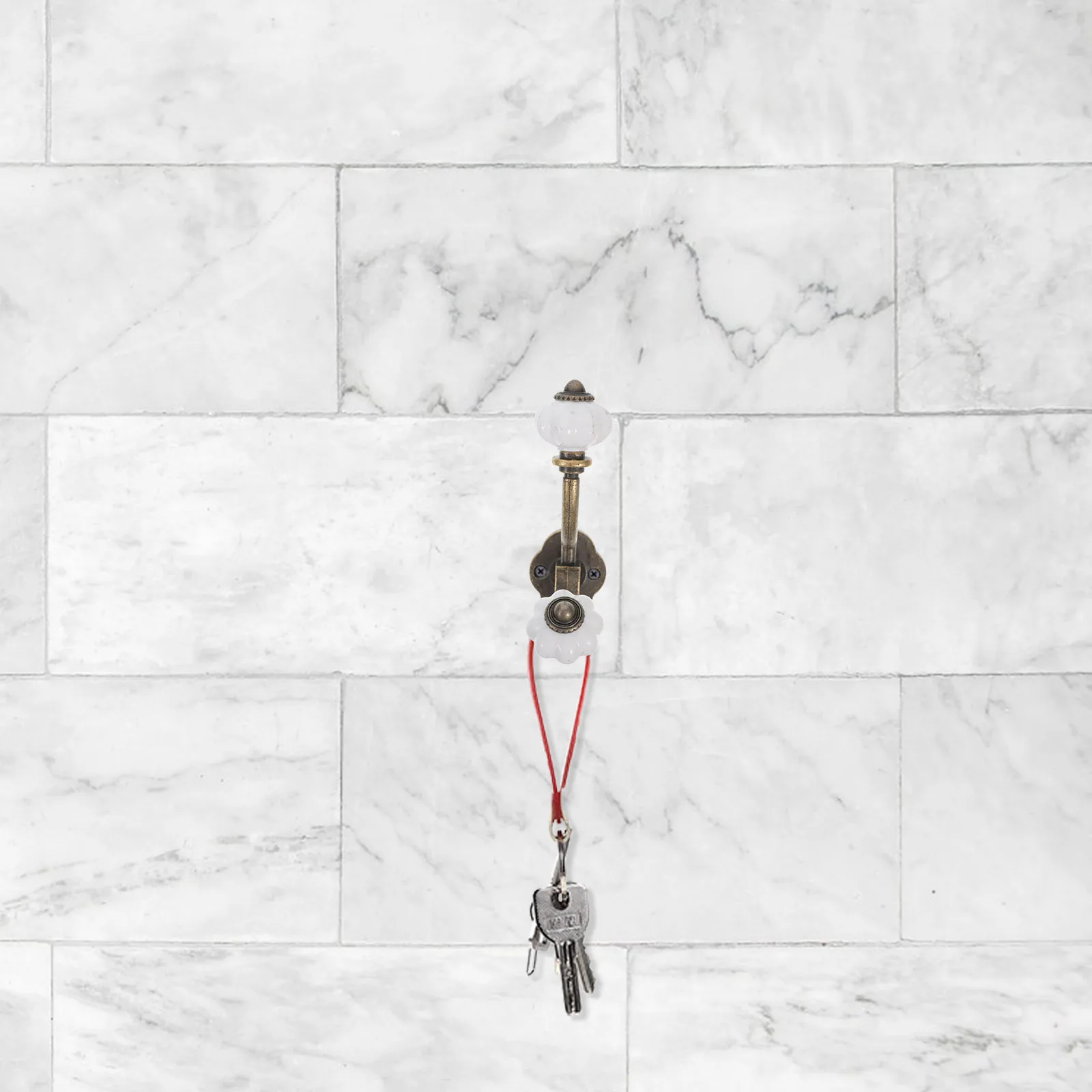 

2 pcs Zinc Coat Hooks Heavy Duty Wall Mount Strong Bearing Capacity Home Bathroom Decor Vintage Alloy Hook Hardware