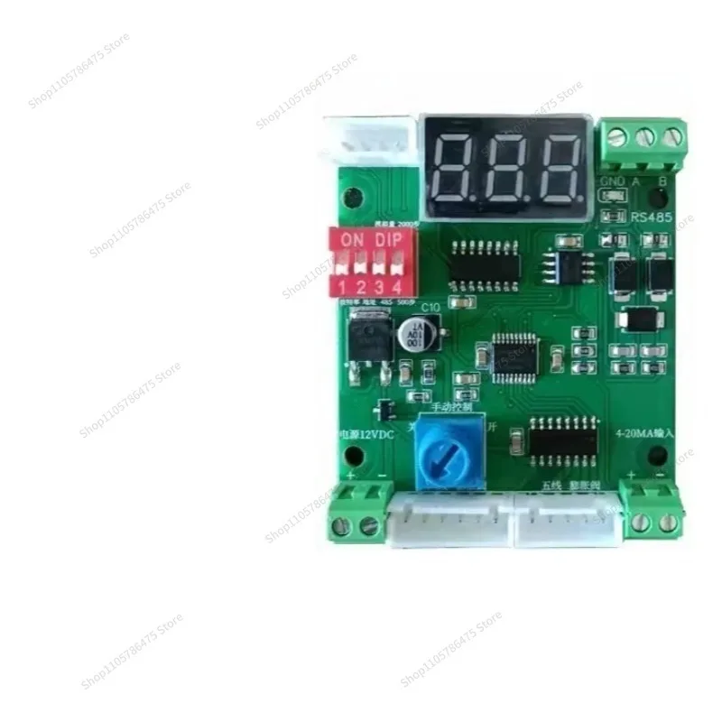 For Electronic Expansion Valve Driver RS485 4‑20MA Voltage Current Input PLC Manual Control Module