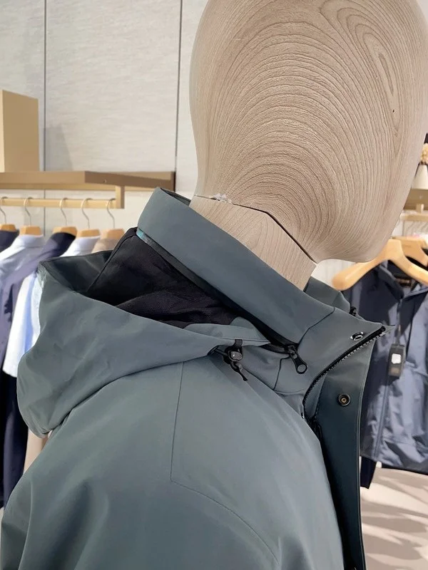 

Мужская ветрозащитная водонепроницаемая куртка Youngor со шляпой 2680, модная городская подставка, подходит для весны и осени, полиэфирное волокно