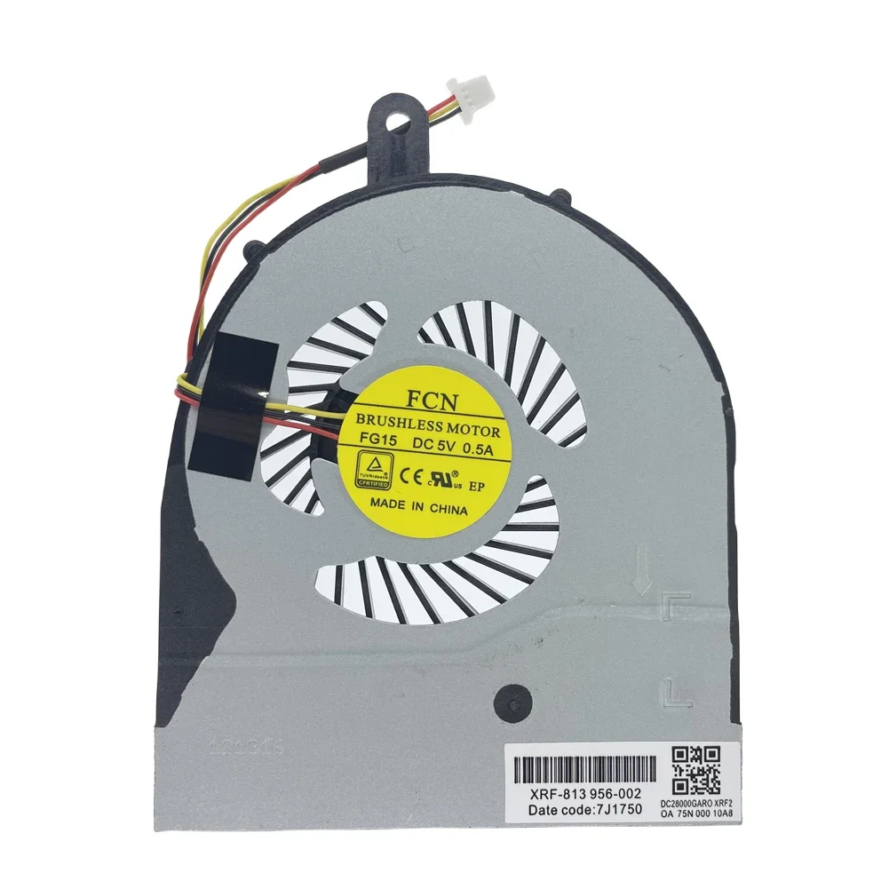 Ventilador de refrigeração de CPU de laptop de substituição para Dell Inspiron 5458 5459 5555 5558 5559 5755 5758 Vostro 3458 3558 Series