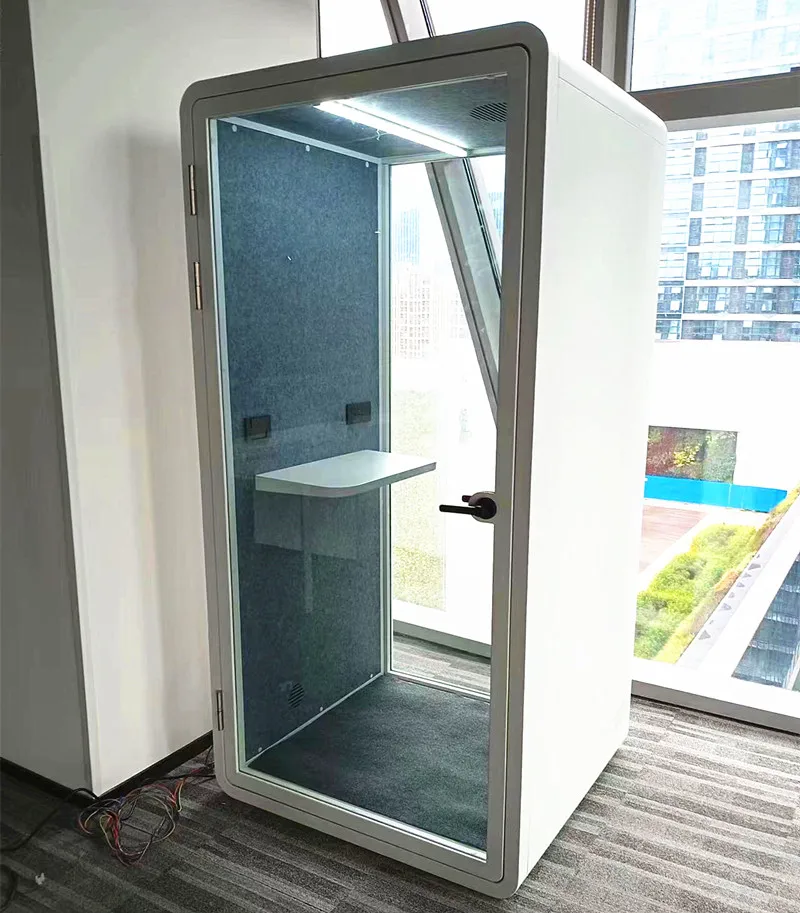 Removable Silent Cabin Work Office Phone Call Booth Meeting Office Pod Sound Proof Booth Phone Booth