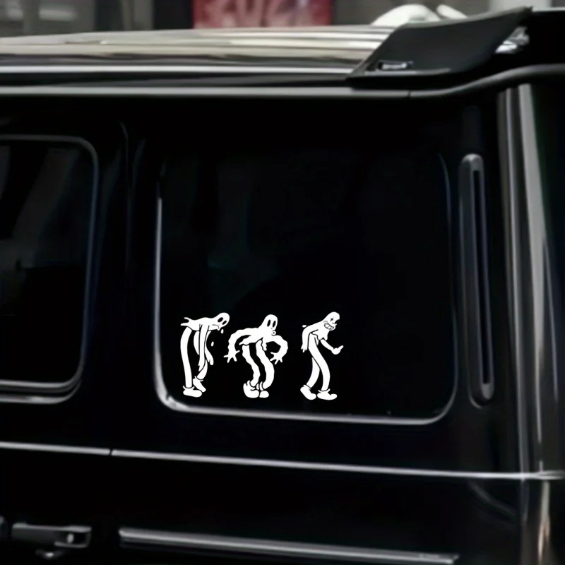 

1PC Unique Melting Ghosts Sticker - Suits Car Bumpers, Tablet Cases, Guitar & Gift Boxes