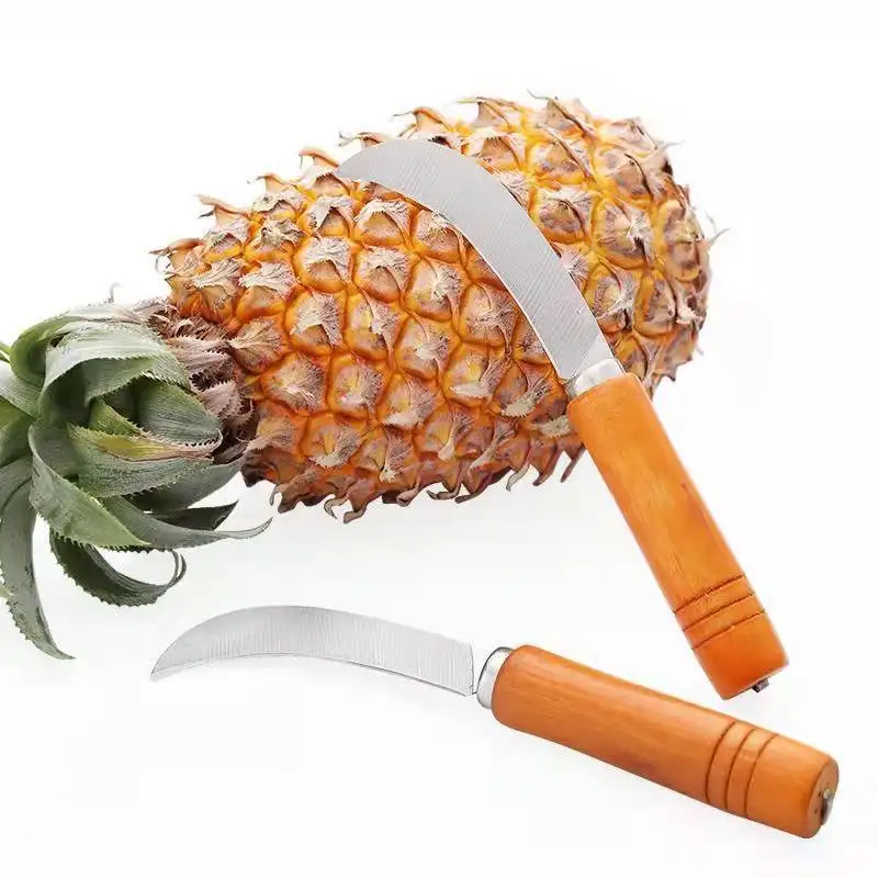 Specialized Pineapple Peeler Knife Kitchen Fruit Vegetable Peeling Stainless Steel Small Machete Tool Creative Home Peeler Knife