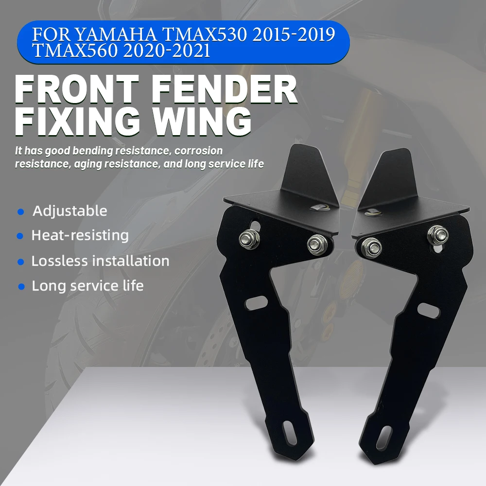 

Suitable for Yamaha TMAX560 2020-2021 TMAX530 2015-2019 Motorcycle High Quality Front Fender Fixed Wing and New Fender Side Wing