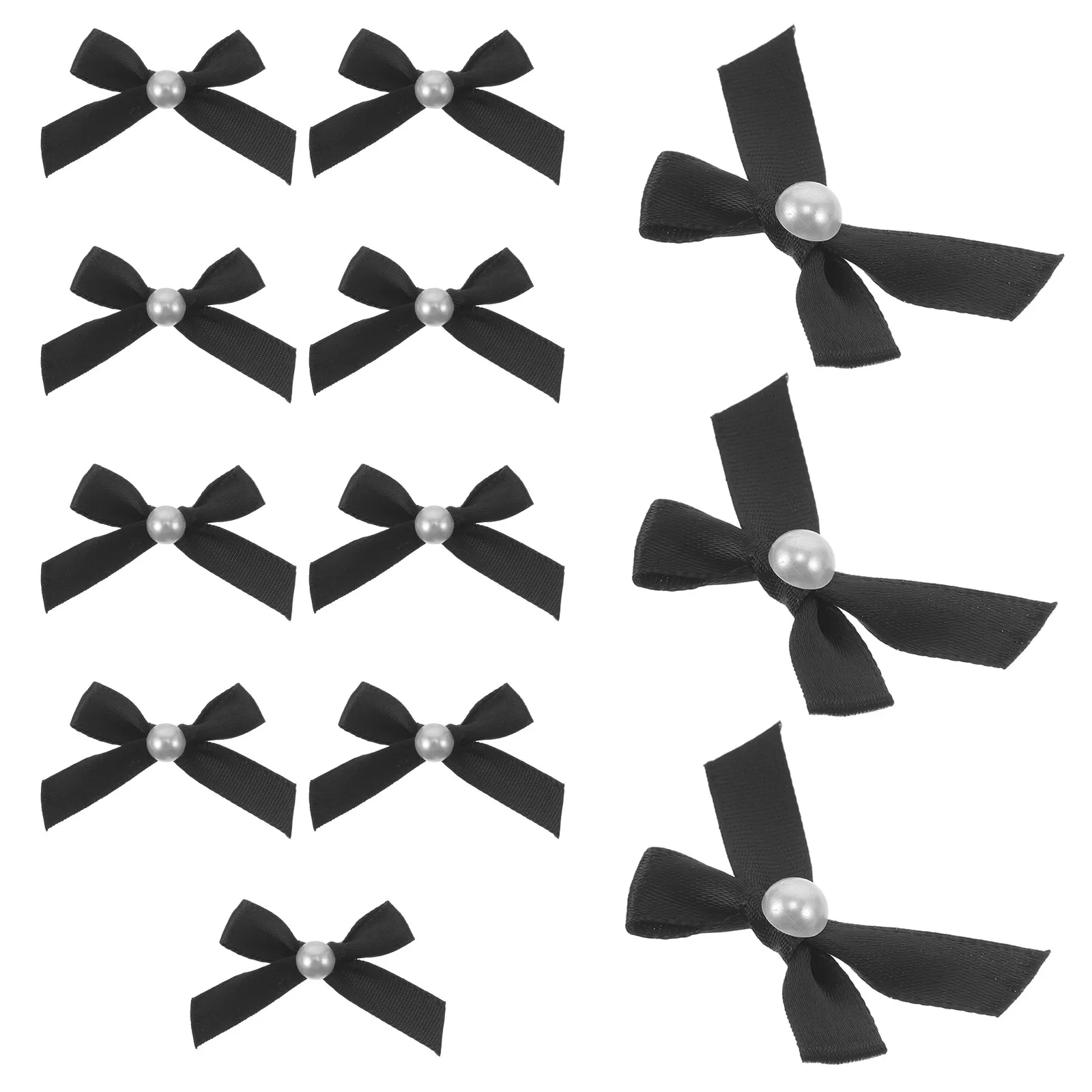 12Pcs Bowknot Cake Toppers Ribbon Bow Decorations for Wedding Baby Shower Party Dessert Cake Ornament Elegant Bowknot