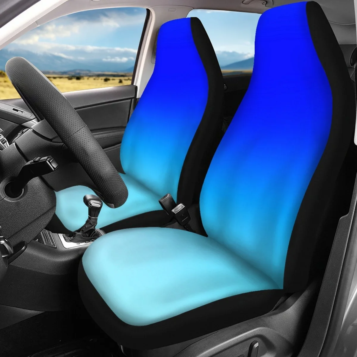 Custom Your Logo/Image Print On Demand Front/Back Seat Cover 4PCS Set Auto Seat Protector Car Accessories Seat Covers for Women