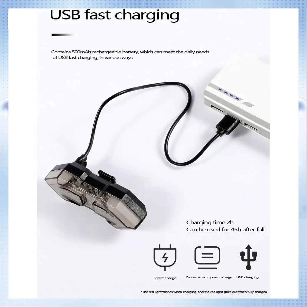 

A70R-Rear Lamp Smart Bike Wireless Remote Turn Signal Lights Bicycle LED Taillight Easily Installation Personal Bicycle Parts