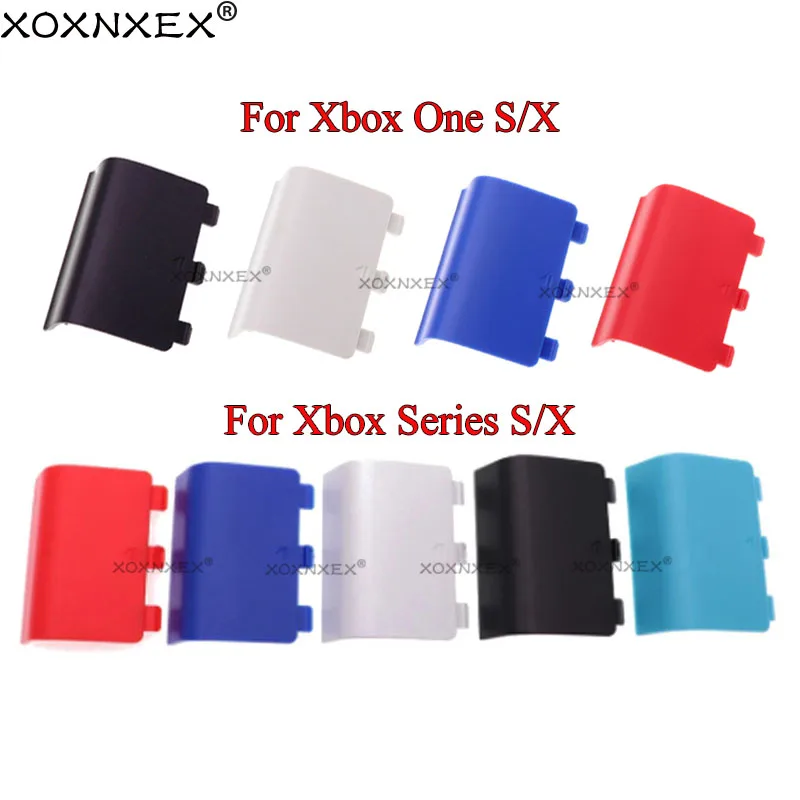 XOXNXEX 1 PCS for Xbox One Series X S Wireless Controller Plastic Battery Shell Lid Back Case Replacement Housing Door Cover