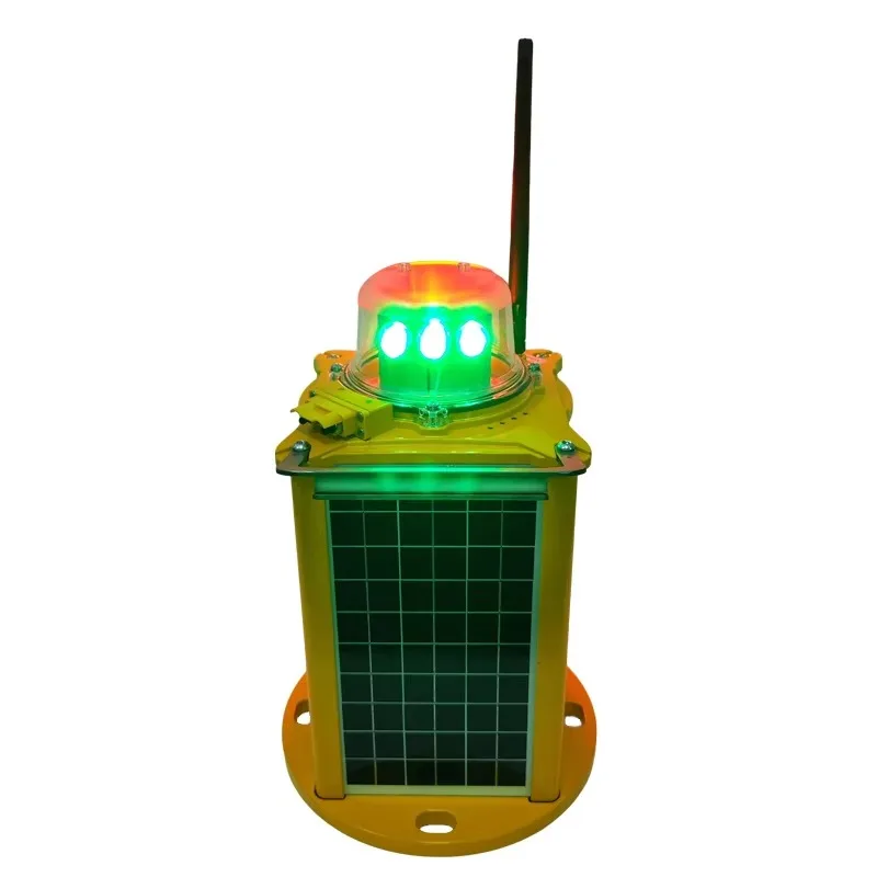 Easy-to-install solar aviation obstruction light IP66 quick-installation system