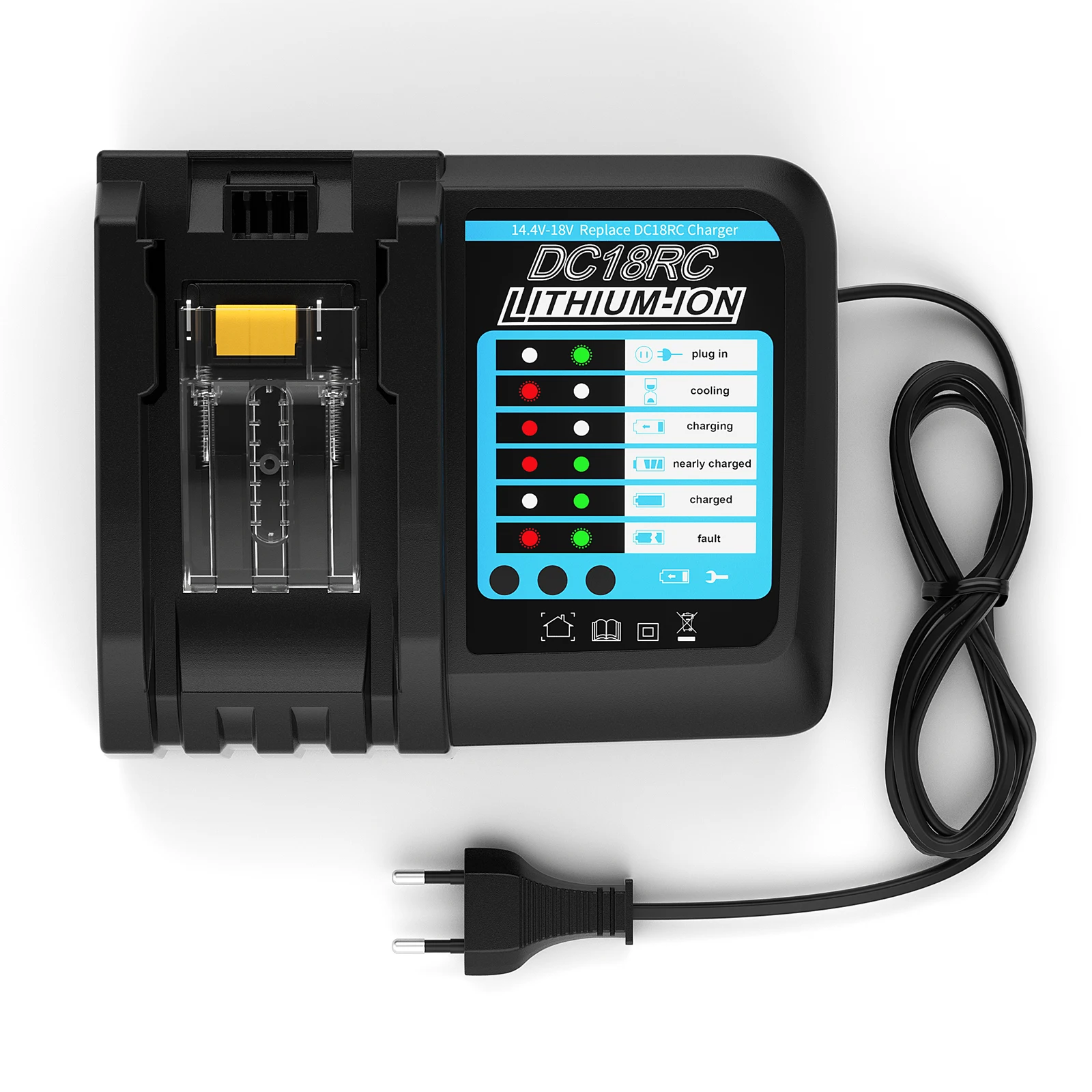 DC18RC Für Makita 14,4 V 18 V Bohrer Batterie Ladegerät 4A Li-Ion Ladegerät für Makita BL1830 BL1860B LXT BL1815 BL1850 BL1430 BL1450
