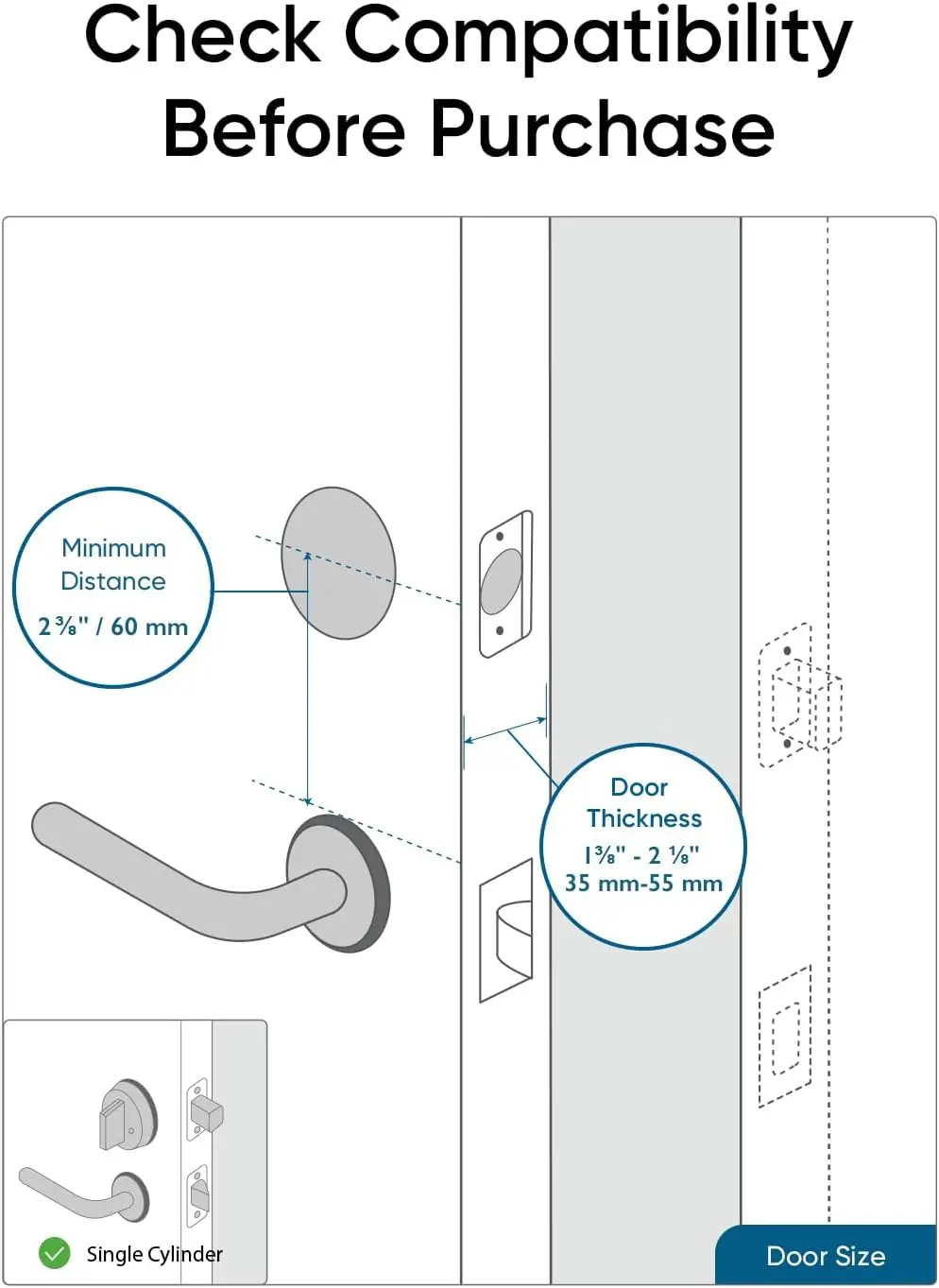 eufy Smart Lock S230 Keyless Fingerprint Lock with Wi-Fi Remote Access IP65 Weatherproof BHMA Certified