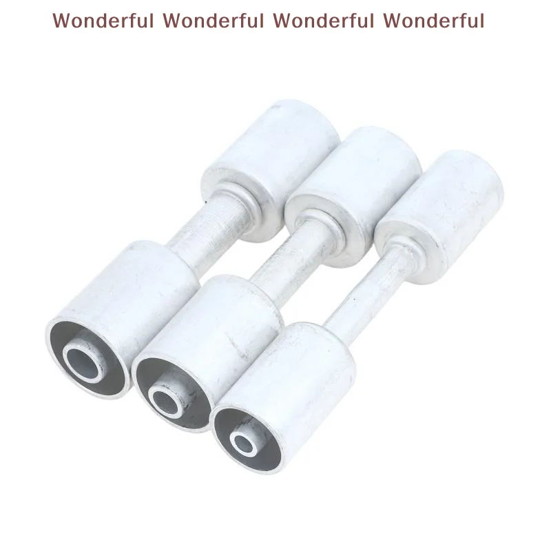 Straight Aluminum Beadlock Splice Fitting Abrasion Resistant #6 #8 #10 Compatible with Car A/C Reduced Barrier Hose