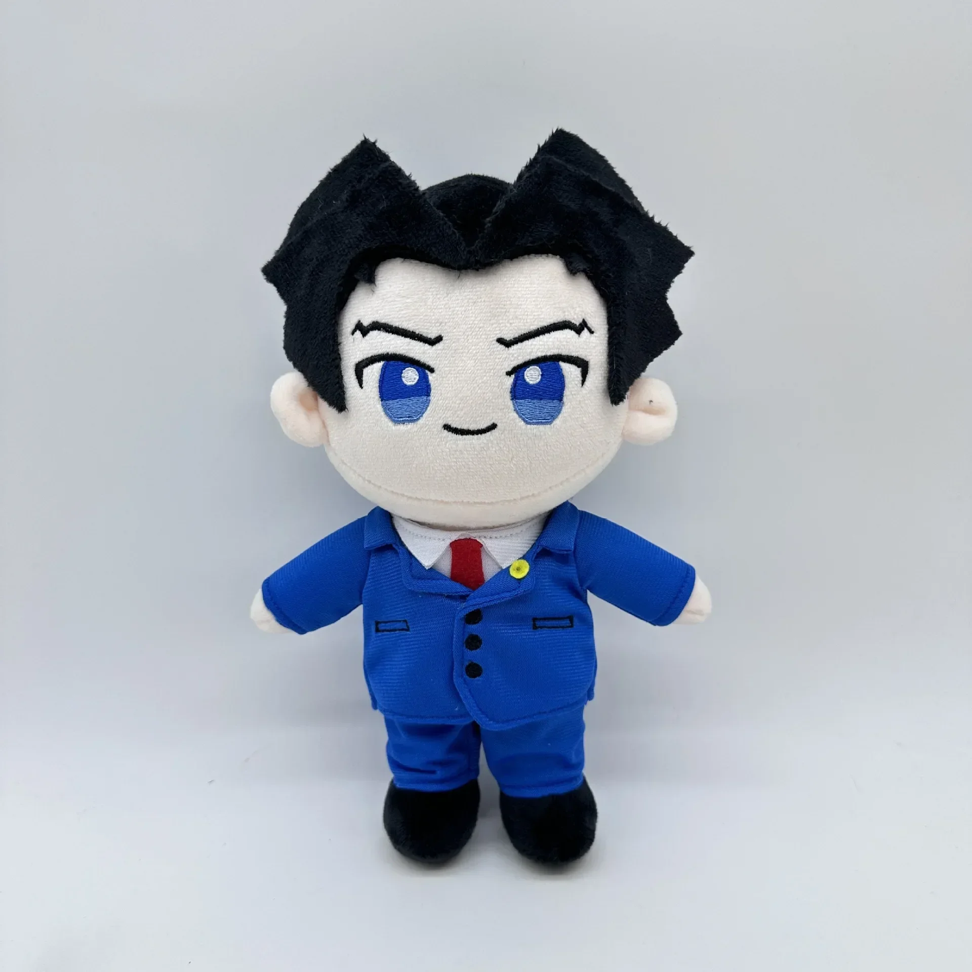 9.8inch Anime Ace Attorney Phoenix Wright Miles Edgeworth Stuffed doll Xmas Soft doll for children's Birthday gift