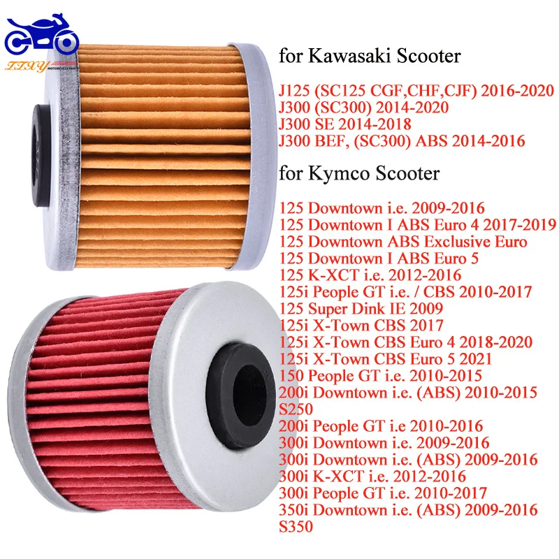 Motor Oil Filter 1541A-LEA7-E00 For Kawasaki Scooter J125 SC125 J300 SC300 For Kymco 125 200i 300i 350i Downtown X-Town K-XCT