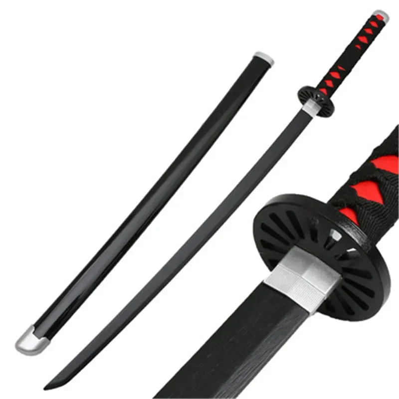 Cosplay Agatsuma Zenitsu Schwert Waffe Rollenspiel Satoman Tanjiro Katana 1:1 Anime Ninja Messer Holz Stütze 104cm