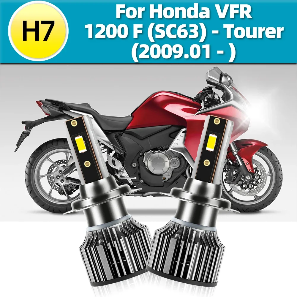 

12V Motorcycle LED Headlight CSP 100W Luces For Honda VFR 1200 F (SC63) 2009 2010 2011 2012 2013 2014 2015 2016 2017 2018 - 2023