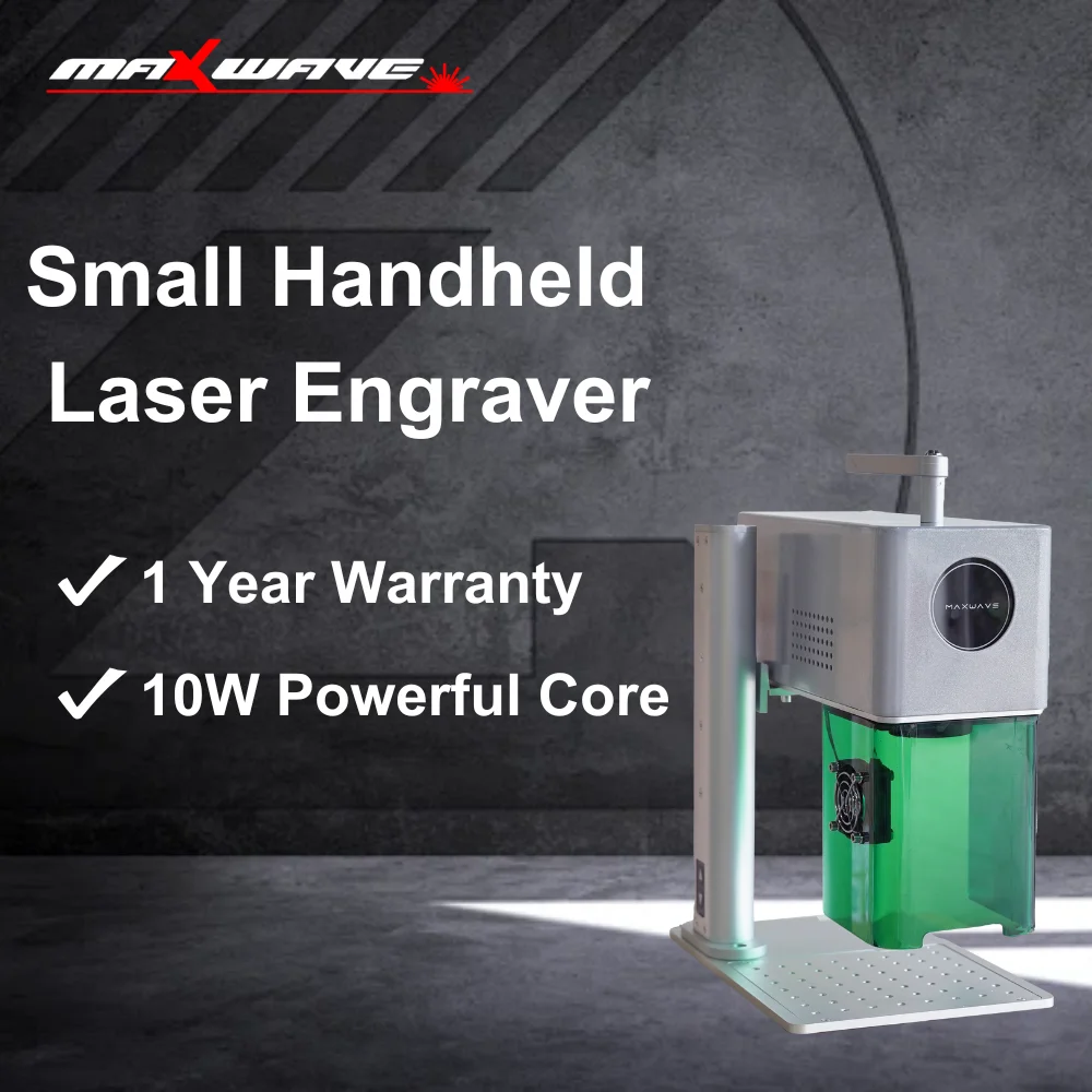 

Машина для лазерной маркировки Maxwave с двойным освещением, 2 Вт, красный и синий, портативный настольный компьютер мощностью 10 Вт, быстрый запуск со стабильной производительностью