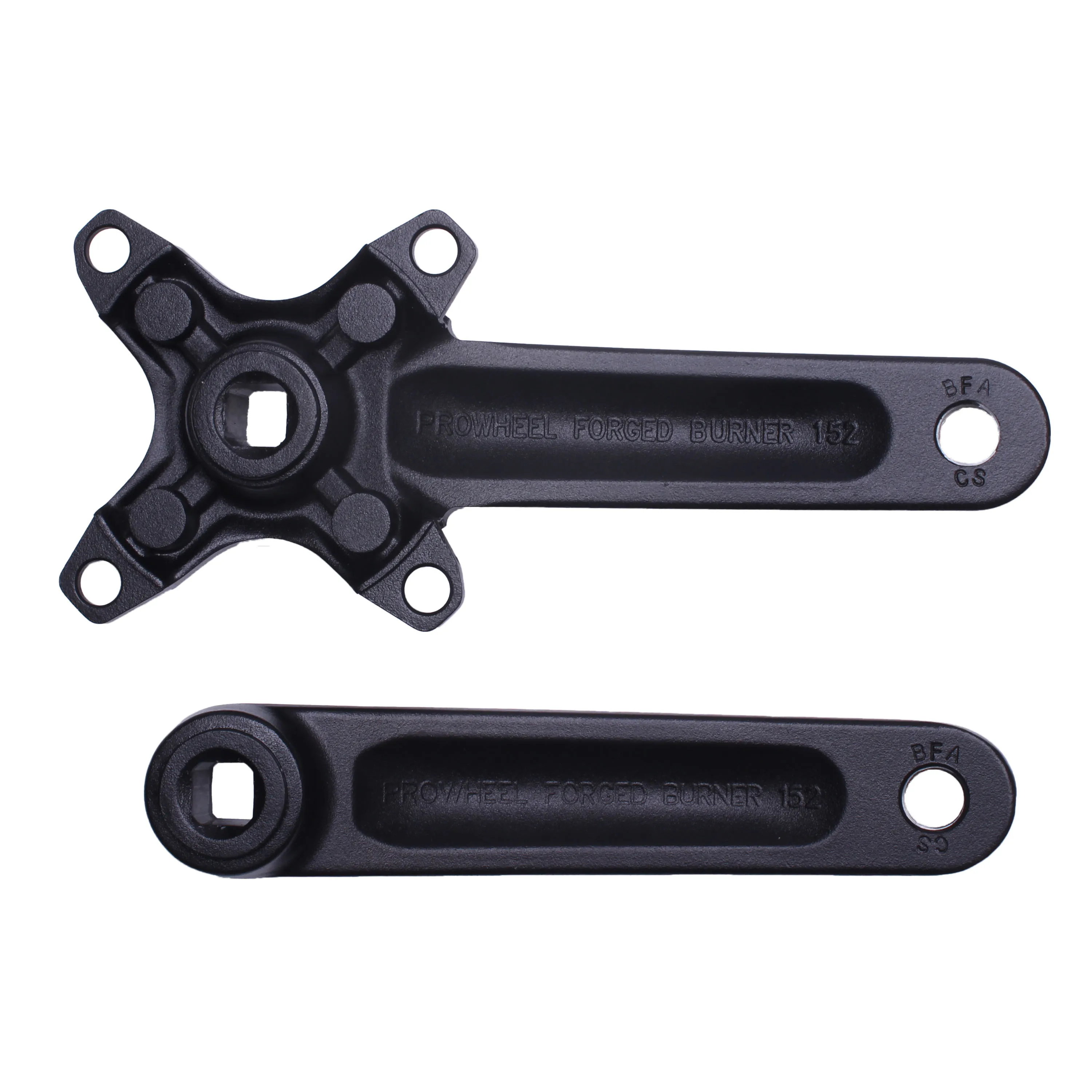 Prowheel One Pair 152MM/160MM/165MM/170MM/175MM BCD 104MM Square Hole Bike Crank Arms for City Bike,MTB,Ebike,Road Bike