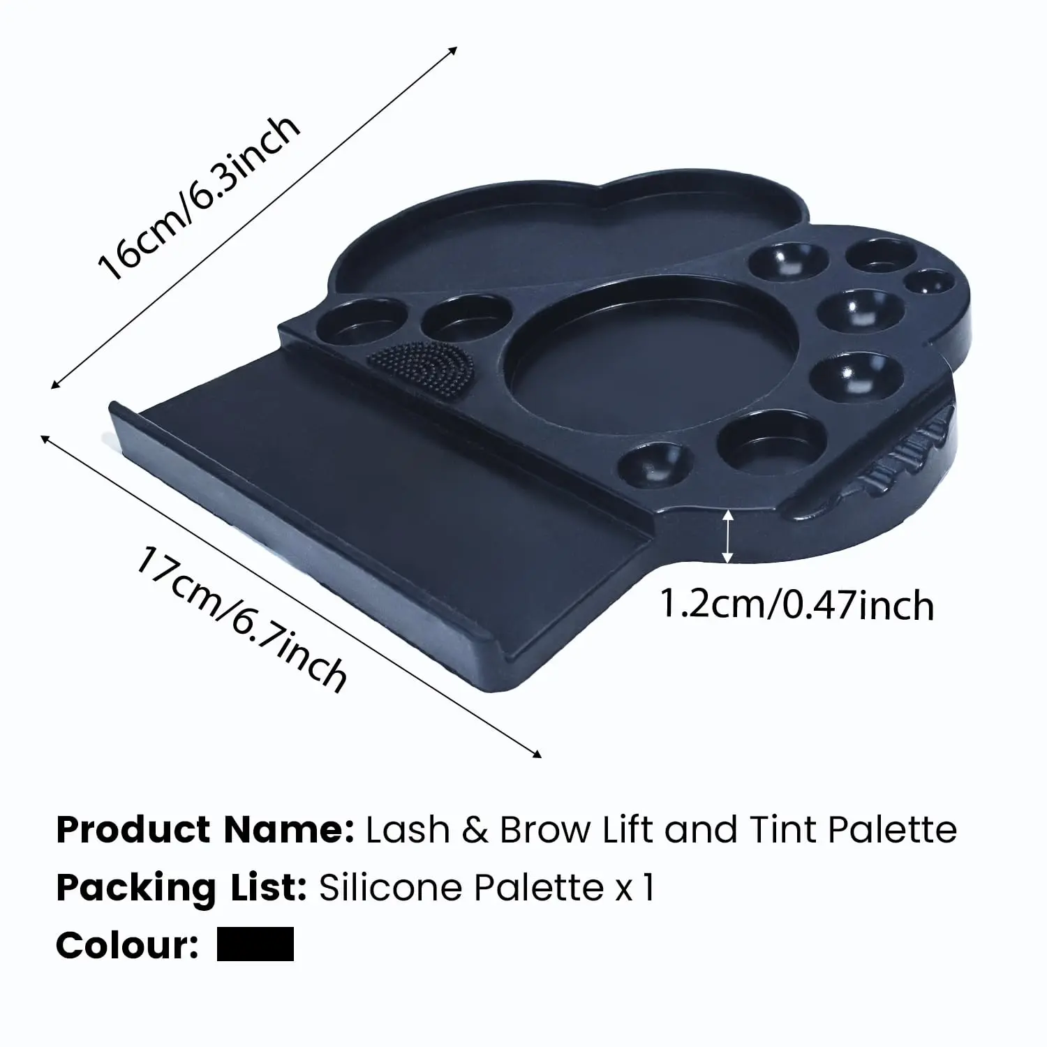 Libeauty Non-Slip Silicone Palette Lash Lift & Brow Lamination Extra Large Cat Paw Tray for Eyelash Perm and Eyebrow Lamination view 4