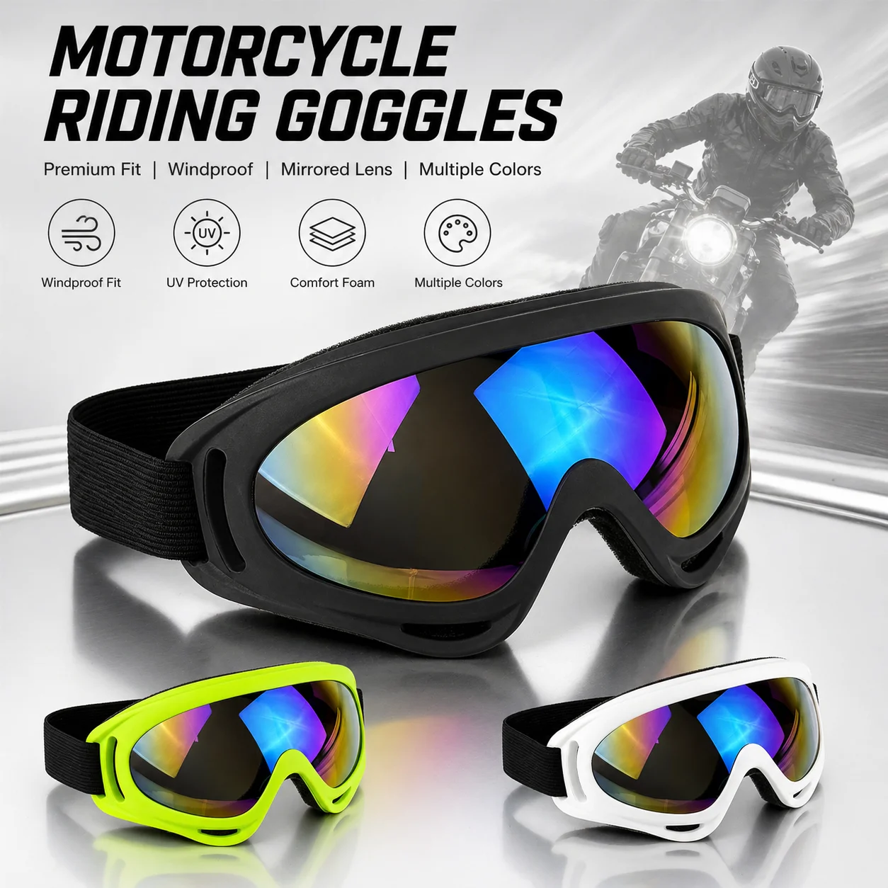 

Motocross Bike Goggles Motorcycle Off Road Racing Photochromic Sunglasses Motor Glasses Ski Snowboard Outdoor Sports