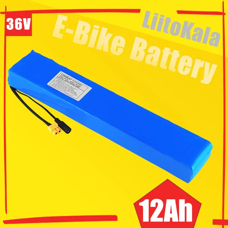 LiitoKala 36V 30Ah 6Ah 10Ah 12Ah 15Ah 20Ah 24Ah E-Bike Battery Pack For Electric bike Electric Scooter