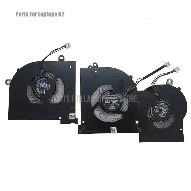 Replacement CPU+GPU New Cooling Fan for MSI GS65 GS65VR P65 MS-16Q4 (Not fit for MS-16Q2 Version) BS5005HS-U3I BS5005HS-U3J DC5V