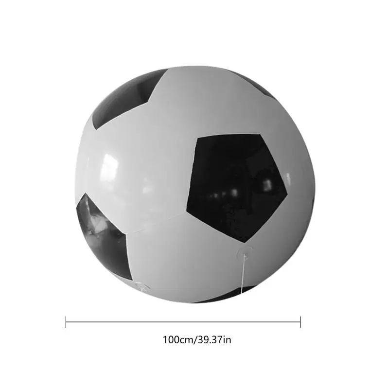 팽창식 수영장 해변 스포츠 공, 축구, 야외 파티, 어린이 장난감, 성인 및 어린이용, 60 cm, 80 cm, 100cm