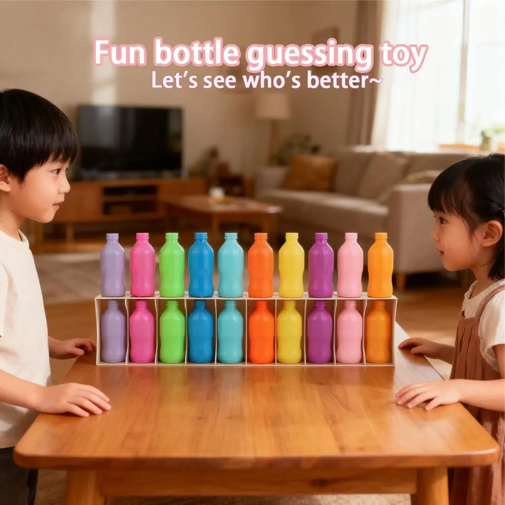 Bevande divertenti Giochi di abbinamento di colori Gioco di classificazione Indovina bambola di colore Gioco di società a movimento fine Giocattolo educativo per bambini