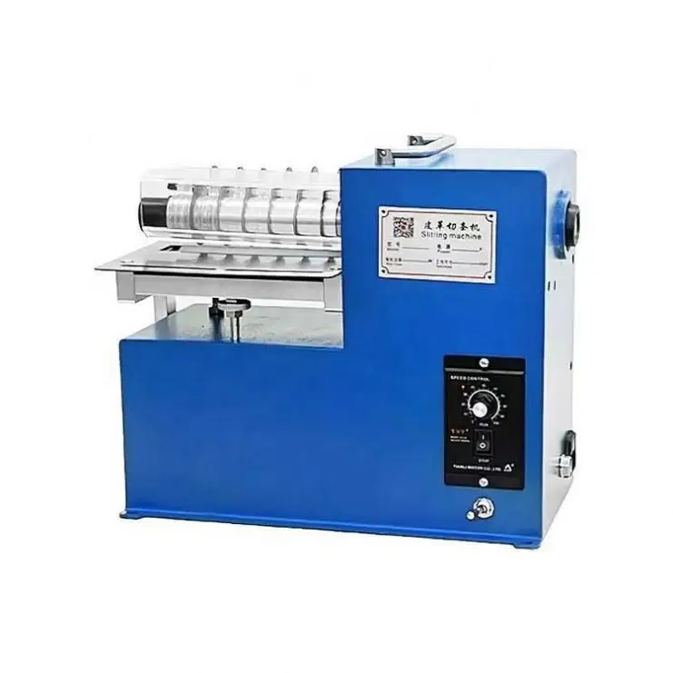 High Quality Leather Production Machinery Belt Slitting Machine Rubber Belt Cutting Machine