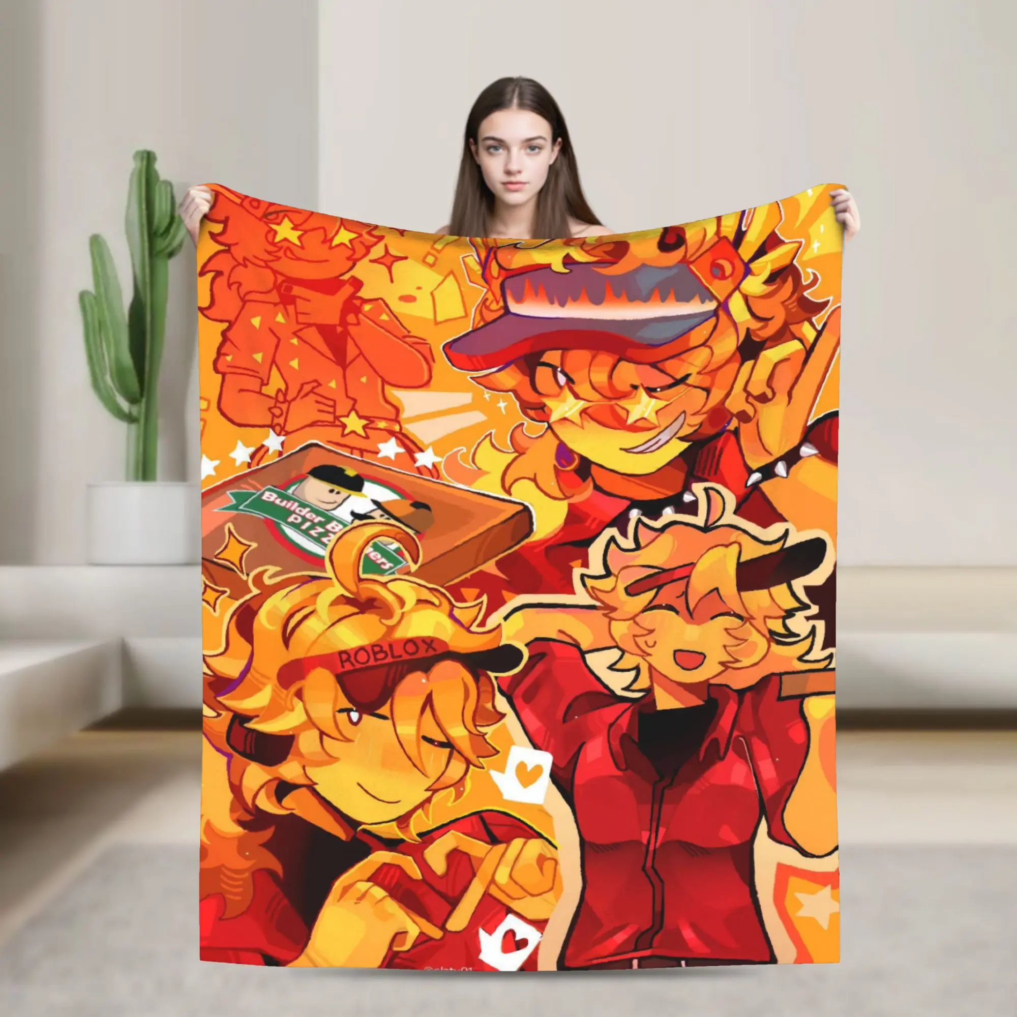 Elliot and Chance Forsaken Plush Blanket Child  Flannel Bedding Throws For Bedroom Super Warm Custom DIY Quality Bedspread Gift