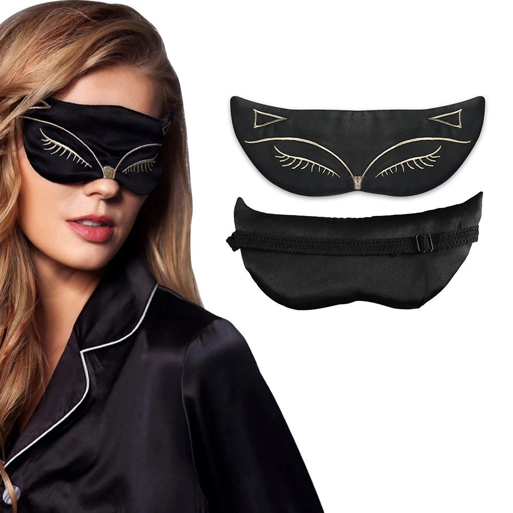

Шелковая маска для глаз 22 5x7 8x1 см, легкая блокирующая повязка для сна, мягкий удобный эластичный ремешок, натуральный шелковый затеняющий чехол с повязкой на глаза