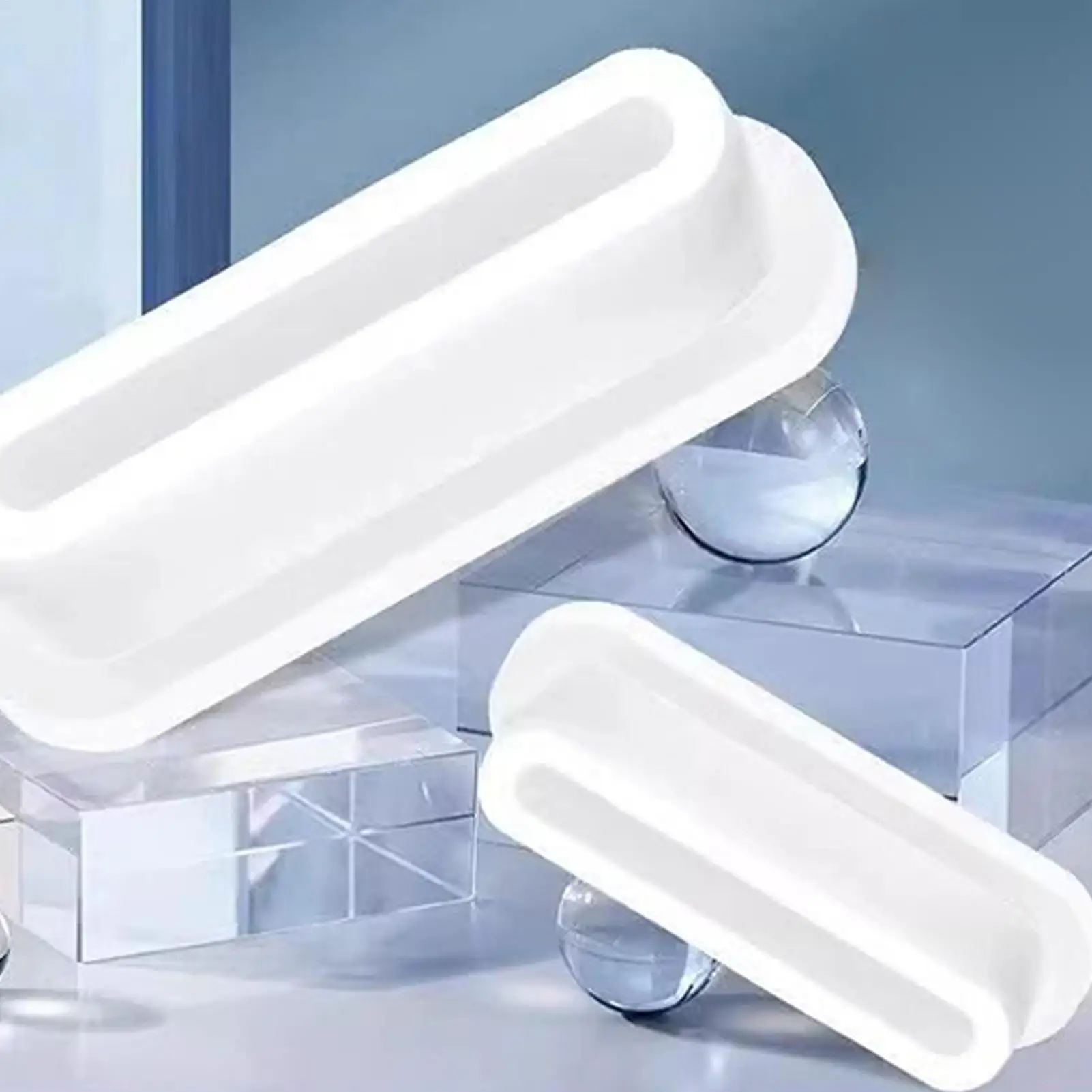 

Drain Cap Silicone Long Oval Sink Stopper 5 Pieces Leak-Proof Plug Sealing Gasket For Home Countertop Bathroom Laundry Sink